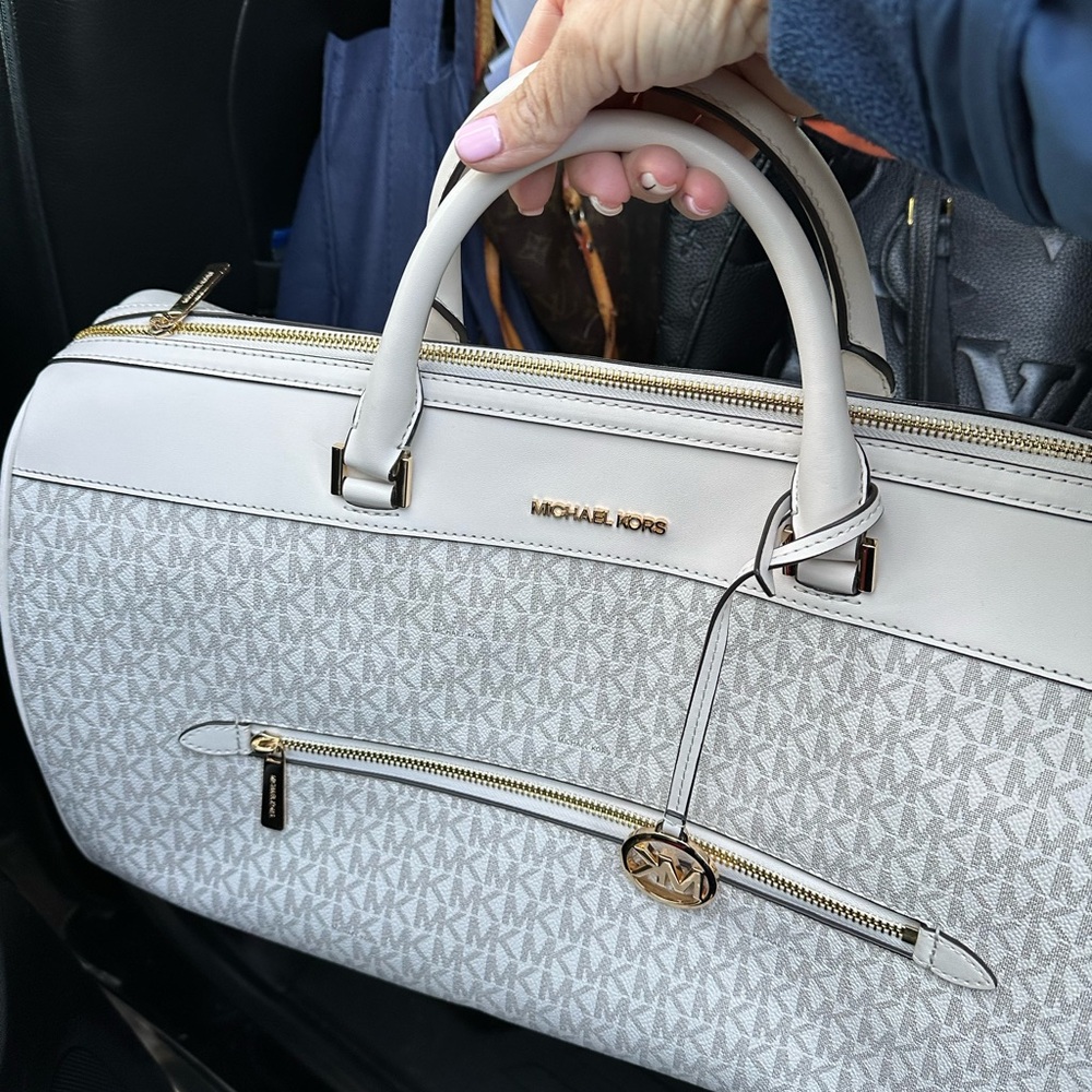 Michael Kors White Handbag